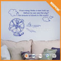 High quality innocuous kids room decor easy peel off wall sticker
